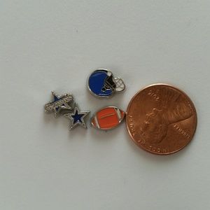 Dallas Cowboys floating charms for orgami owl